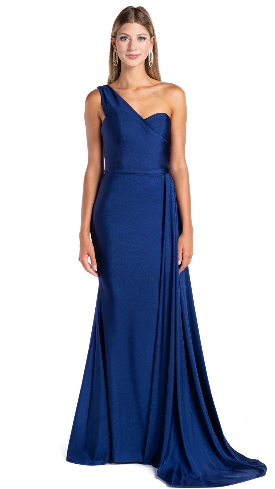 Vestido licra con cauda Johana